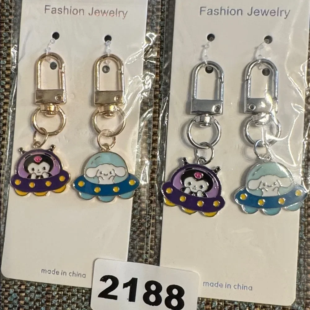2188 Sanrio Zipper Pull & Bag‎ Charm